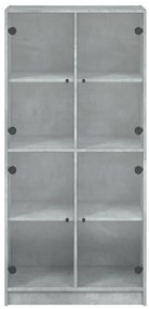 vidaXL Ντουλάπα με Πόρτες 68x37x142 εκ. Επεξεργασμένο Ξύλο
