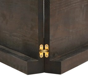 Επιφ Τραπεζιού Αν Καφέ 200x50x(2-6)εκ.Ακατέργ. Μασίφ Ξύλο Δρυός - Καφέ