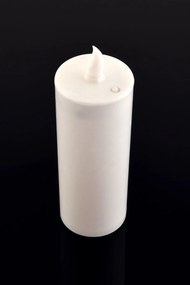 Stewehome Μπαταρίας led κυλινδρικό κερί Λευκό 15x15 cm