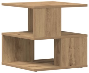 vidaXL Τραπέζι Άκρης από Οξειδωμένο Δρύ 40x40x40 εκ.