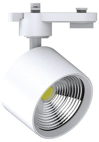 InLight Σποτ Ράγας Λευκό LED 10W 4000K D:5,5cmX10,5cm T00502-WH
