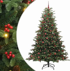 vidaXL Τεχνητό Χριστουγεννιάτικο Δέντρο με 300 LED Πράσινο 210 cm