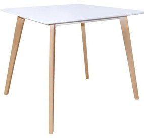 Τραπέζι MARTIN 80x80cm Άσπρο