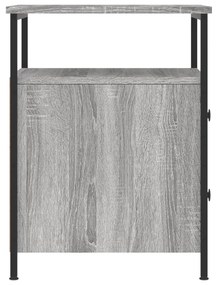 vidaXL Κομοδίνο Γκρι Sonoma 44 x 45 x 60 εκ. από Επεξεργασμένο Ξύλο