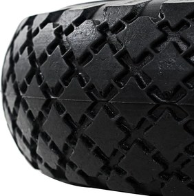 vidaXL Ρόδες για Καρότσια 2 τεμ. 3.00-4 (260x85) Συμπαγής Πολυουρεθάνη