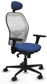 Καρέκλα γραφείου με κεφαλάρι Piqueras y Crespo 3D036N1 Ναυτικό Μπλε