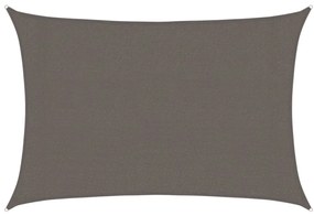 vidaXL Πανί Σκίασης Ανθρακί 3 x 5 μ. από HDPE 160 γρ./μ²