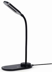 GEMBIRD DESK LAMP WITH WIRELESS CHARGER BLACK