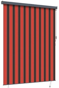 vidaXL Ρόλερ Πορτοκαλί και Καφέ 200 x 250 εκ. Ύφασμα και Αλουμίνιο