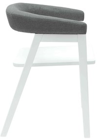 vidaXL Καρέκλες φαγητού 2 pcs Λευκό 54 x 57 x 73 εκ