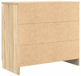 Συρταριέρα με Συρτάρια Sonoma Δρυς 71x35x65 εκ. από Επεξ. Ξύλο - Καφέ