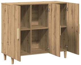 vidaXL Ντουλάπι Αρτισιανή Δρυς 90 x 34 x 80 εκ. από Επεξεργασμένο Ξύλο