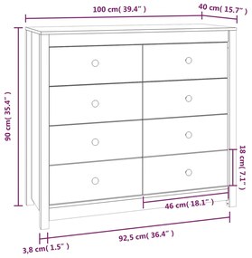 ΒΟΗΘΗΤΙΚΟ ΝΤΟΥΛΑΠΙ ΚΑΦΕ ΜΕΛΙ 100X40X90 ΕΚ.ΑΠΟ ΜΑΣΙΦ ΞΥΛΟ ΠΕΥΚΟΥ 821772