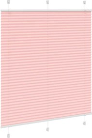 vidaXL Πλισέ περσίδα ροζ 120x150 cm Πλάτος υφάσματος 119,4 cm