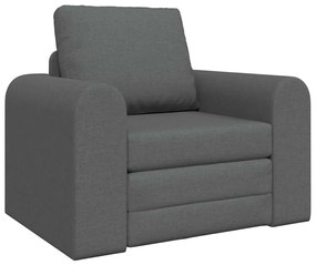 vidaXL Καναπές Κρεβάτι 2 σε 1 Σκούρος Γκρι 98x71x83 εκ. Ύφασμα