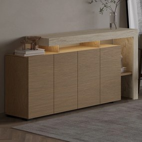 Κονσόλα Τραβερτίνη / Θερμό Δρυς CEFLULU 170x35x80