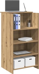 vidaXL Γραφείο υποδοχής 55x50x103,5 εκ. Επεξεργασμένο Ξύλο