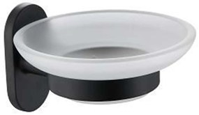 Σαπουνοθήκη America 38-5685 Nerino Black Gloria Metal, Glass
