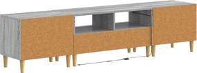 vidaXL 5 Τεμάχια LED Τηλεοπτικού Ντουλαπιού Γκρι Sonoma