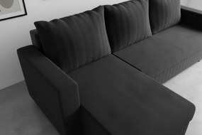 Γωνιακός καναπές Retiro-Gkri Skouro