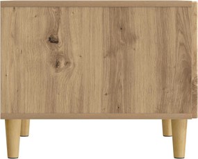 vidaXL Τραπεζάκι σαλονιού Artisan Δρυς 49 x 50 x 40 εκ