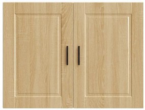 ντουλάπι τοίχου κουζίνας "Porto" Sonoma Oak Engineered Wood - Καφέ
