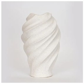 Βάζο Κεραμικό Λευκό 17.5x17.5x28cm 752-20298 Estheti 752-20298 Λευκό