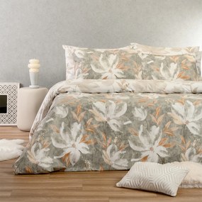Σεντόνια Υπέρδιπλα (Σετ) Melinen Casual Line Giulia Grey Γκρι Με Λάστιχο 160x200+32