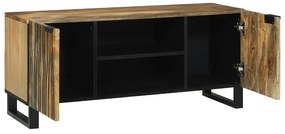 vidaXL Ντουλάπα Τηλεόρασης 105x33.5x46 cm Μασίφ ξύλο μάνγκο