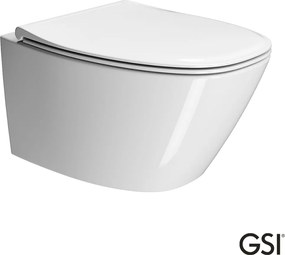 GSI Modo Plus Swirl 841500SC White - Κρεμαστή λεκάνη