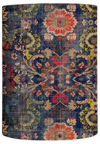 Καπέλο Φωτιστικού 1xE27 Μπλε Βελούδο Φ40cm Persia SH101108-F Ebb&amp;Flow-SH101108-F-Μπλε SH101108-F