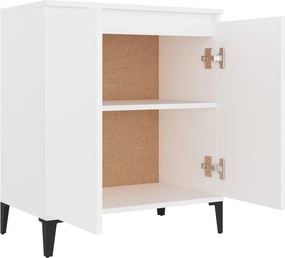 vidaXL Συρταριέρα Λευκή 60 x 35 x 70 εκ. από Επεξεργασμένο Ξύλο