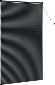vidaXL Βενετσιάνικες Ρόδες Μαύρο 175 x 105 εκ Αλουμίνιο