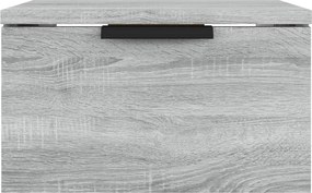 vidaXL Κομοδίνα Επιτοίχια 2 τεμ. Γκρι Sonoma 34x30x20 εκ.