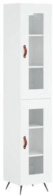 vidaXL Ντουλάπι Λευκό 34,5 x 34 x 180 εκ. από Επεξεργασμένο Ξύλο