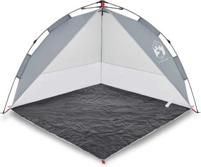 vidaXL Σκηνή Παραλίας Αδιάβροχη Ταχείας Απελευθ. Γκρι