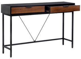 Κονσόλα FL2405 Fylliana Μαύρο - Grey Oak 120x30x76 εκ. 120x30x76 εκ.
