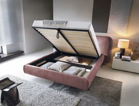 Επενδυμένο κρεβάτι Prius-140 x 200-Roz