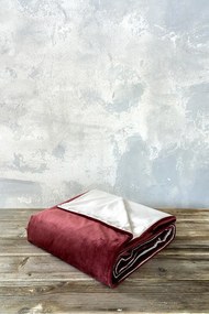 ΜΟΝΗ ΠΑΠΛΩΜΑΤΟΘΗΚΗ 160x240cm NIMA - NUAN WINE RED