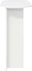 vidaXL Τραπέζι κονσόλας Γυαλιστερό Λευκό 100 x 39,5 x 75 εκ
