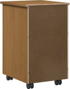vidaXL Κινητό Ντουλάπι MOSS Μέλι Καφέ 34 x 39 x 56 εκ Στερεό πεύκο