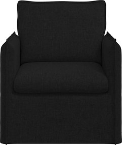 vidaXL Καναπές 60cm Μαύρο Μέταλλο