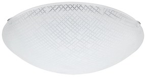 Φωτιστικό Οροφής Led Margitta 1 96115 White Eglo Μέταλλο,Γυαλί
