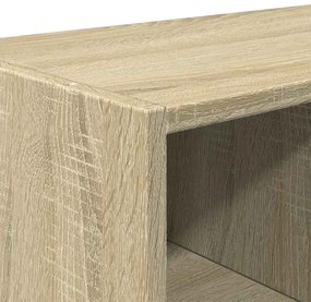 Ράφια παπουτσιών 2 τμχ στοιβαζόμενα Sonoma Oak 89,5x30x40 cm - Καφέ