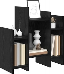 vidaXL Βοηθητικό ντουλάπι Μαύρη Οξυά 60 x 26 x 60 εκ.