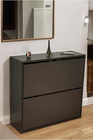 Παπουτσοθήκη Ανθρακί LOZO 75.6x24x72