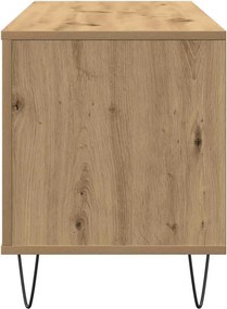 vidaXL Ντουλάπι δίσκων βινυλίου artisan δρυς 100 x 38 x 48 εκ.