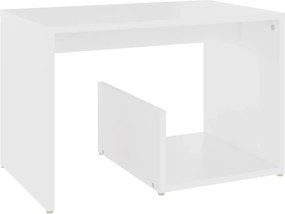 vidaXL Τραπέζι Βοηθητικό Λευκό 59 x 36 x 38 εκ. από Επεξ. Ξύλο