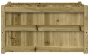 vidaXL Ζαρντινιέρα 90 x 50 x 50 εκ. από Εμποτισμένο Ξύλο Πεύκου