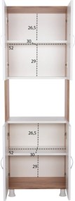 ΕΠΙΠΛΟ ΚΟΥΖΙΝΑΣ/ΝΤΟΥΛΑΠΙ RAD HM18196.04 ΜΕΛΑΜΙΝΗ ΦΥΣΙΚΟ-ΛΕΥΚΟ 55,5x32x165Υεκ.